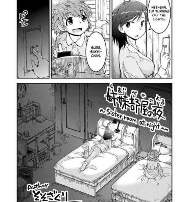 People Having Sex Shimaibeya no Yoru | Sister Room at Night- Original hentai Tit