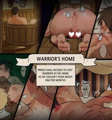 Rubdown Warrior's Home- Original hentai Gaycum