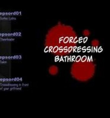 Footjob Kyousei Josou Toilet | Forced Cross Dressing- Original hentai First