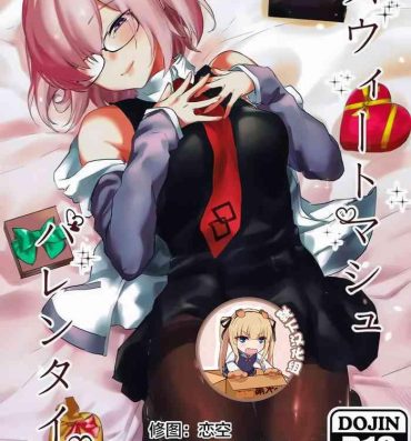 Fake Tits Sweet Mash Valentine- Fate grand order hentai Clothed Sex