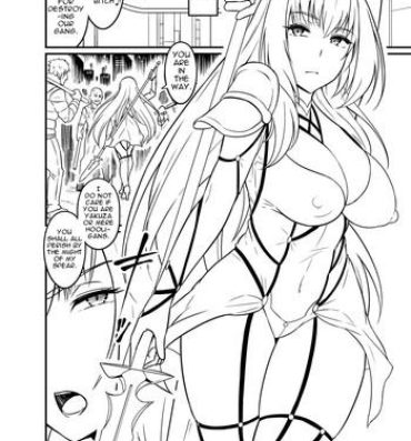 Blond Scathach vs Deliquents- Fate grand order hentai Peeing